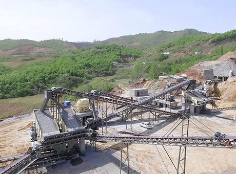广西石灰石大型碎石生产线现场,时产800吨全套设备报价