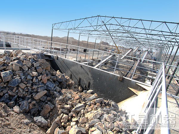 安徽时产3000吨石英砂加工生产线现场