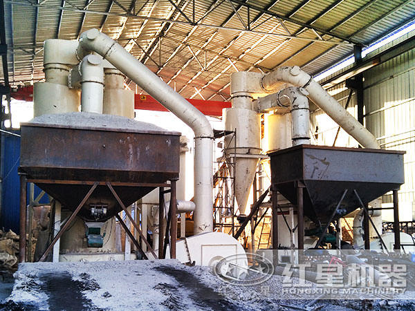 日产150吨广西南宁磨粉生产线现场
