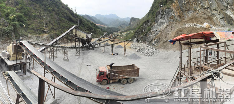 云南曲靖150吨全套砂石生产线 可满足用户不同生产需求